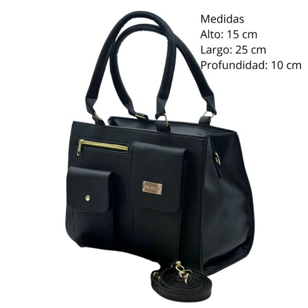 Bolsa-de-mujer- negra-compartimiento-para-celular-dropeando