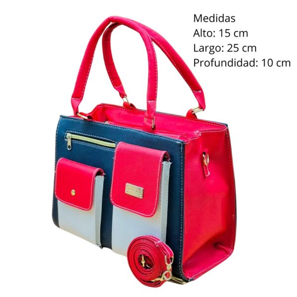 Bolsa-de-mujer- rosa-compartimiento-para-celular-dropeando